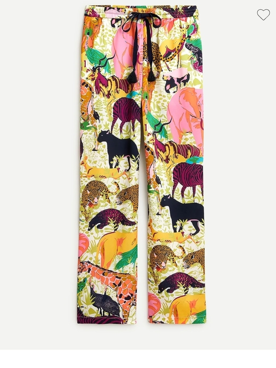 J. Crew Pants - J. Crew Ratti Safari Pants Jungle Critters